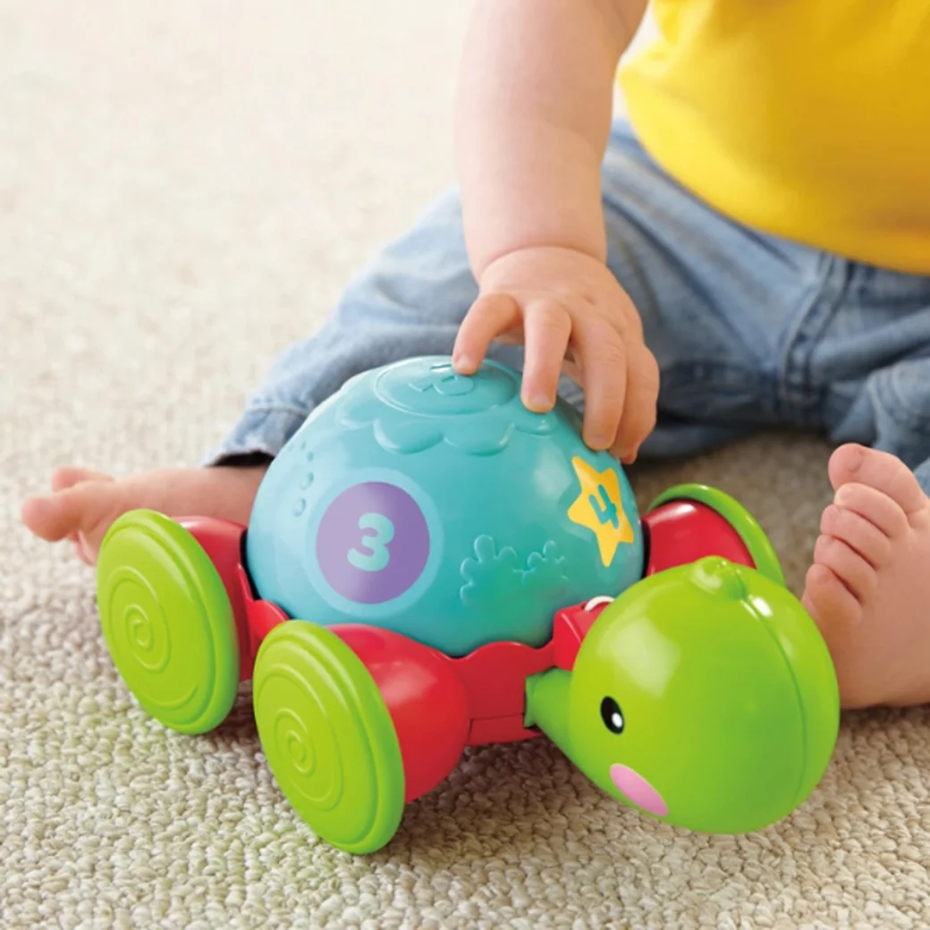 Fisher-Price Каталка на веревке "Ученая черепашка"