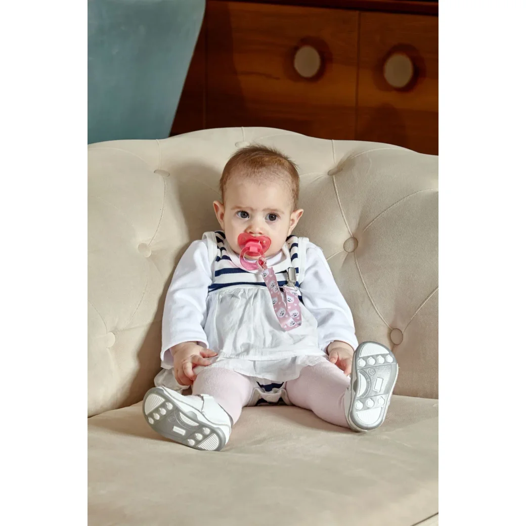 Цепочка для пустышки BabyJem Pink foto