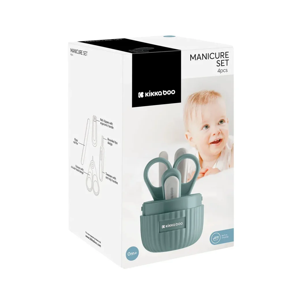 Set de manichiura KikkaBoo Beige, 4 piese foto