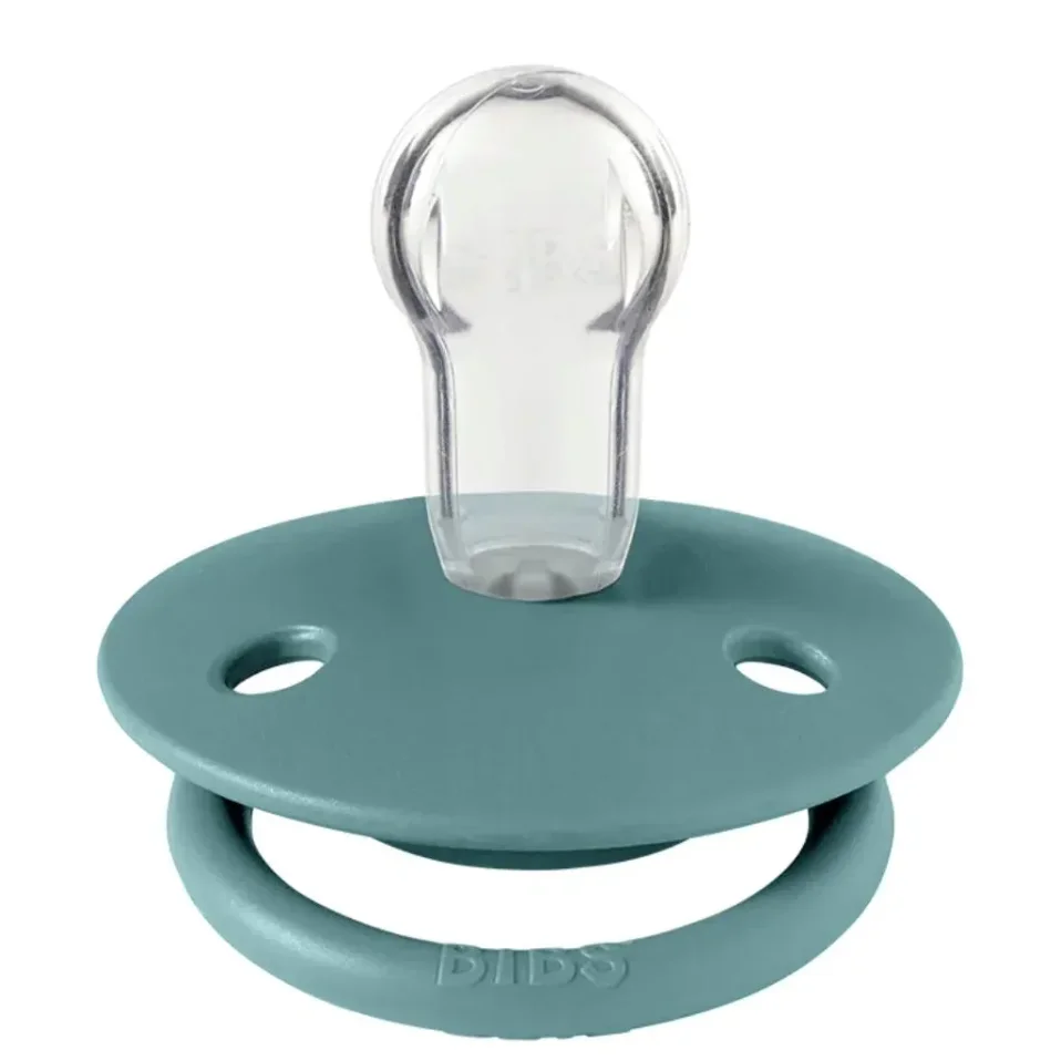 Set 2 suzete rotunde din silicon BIBS De lux Nordic Mint/Island Sea (0-36 luni) foto