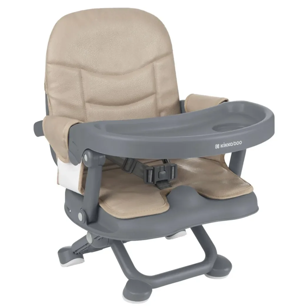 Scaun de masa tip booster KikkaBoo Pappo Beige foto