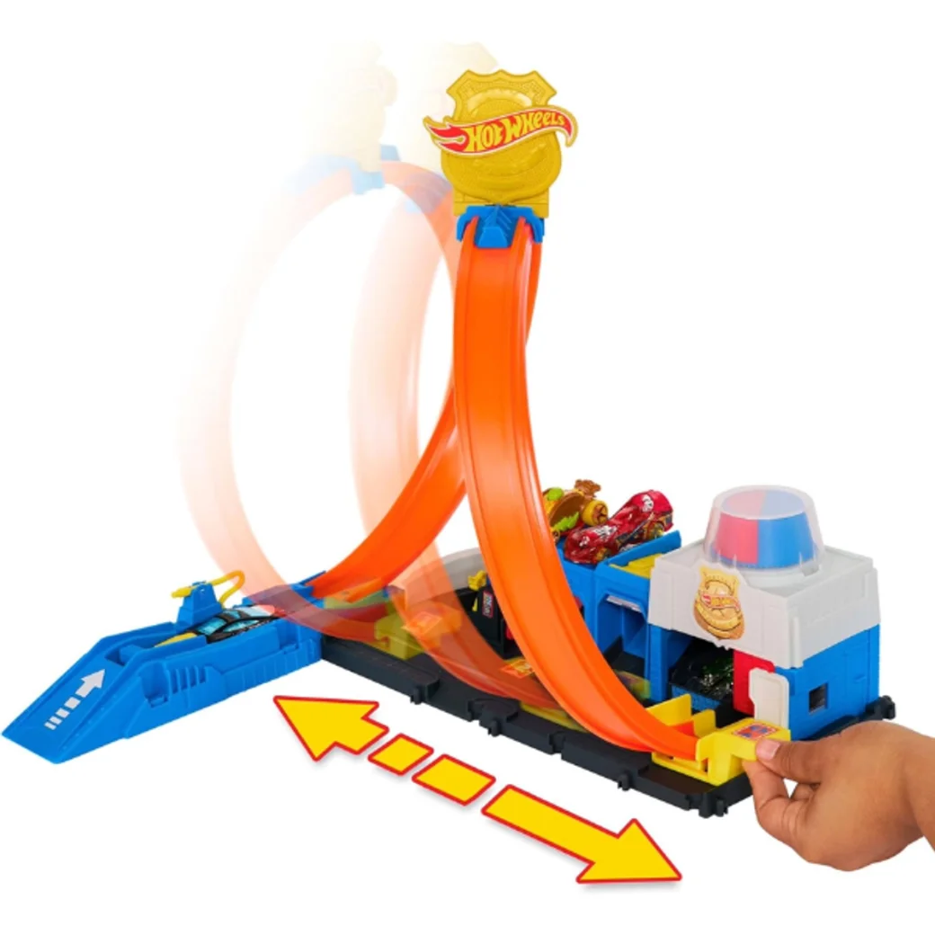 Setul de joacă Hot Wheels City "Secția de Poliție"