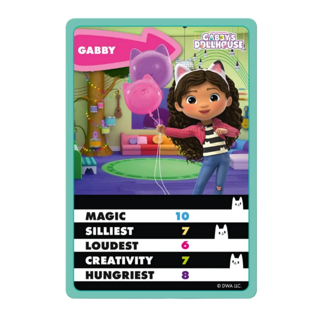Настольная игра Top Trumps Junior "Gabby's Dollhouse" (рум.)