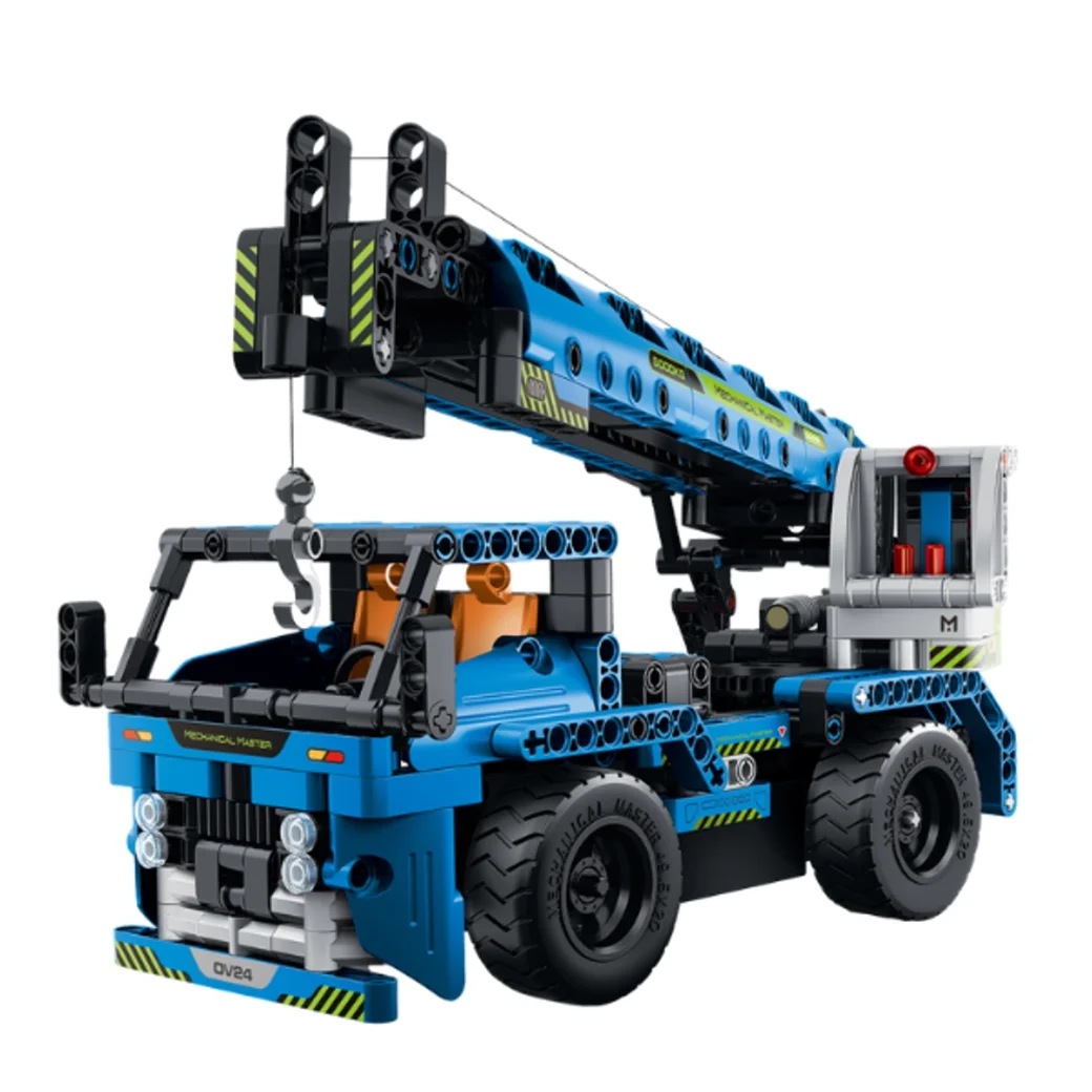 Set de construcție 2 în 1 iM Master Mechanical Master „Macara Auto”, cu telecomandă, 401 piese