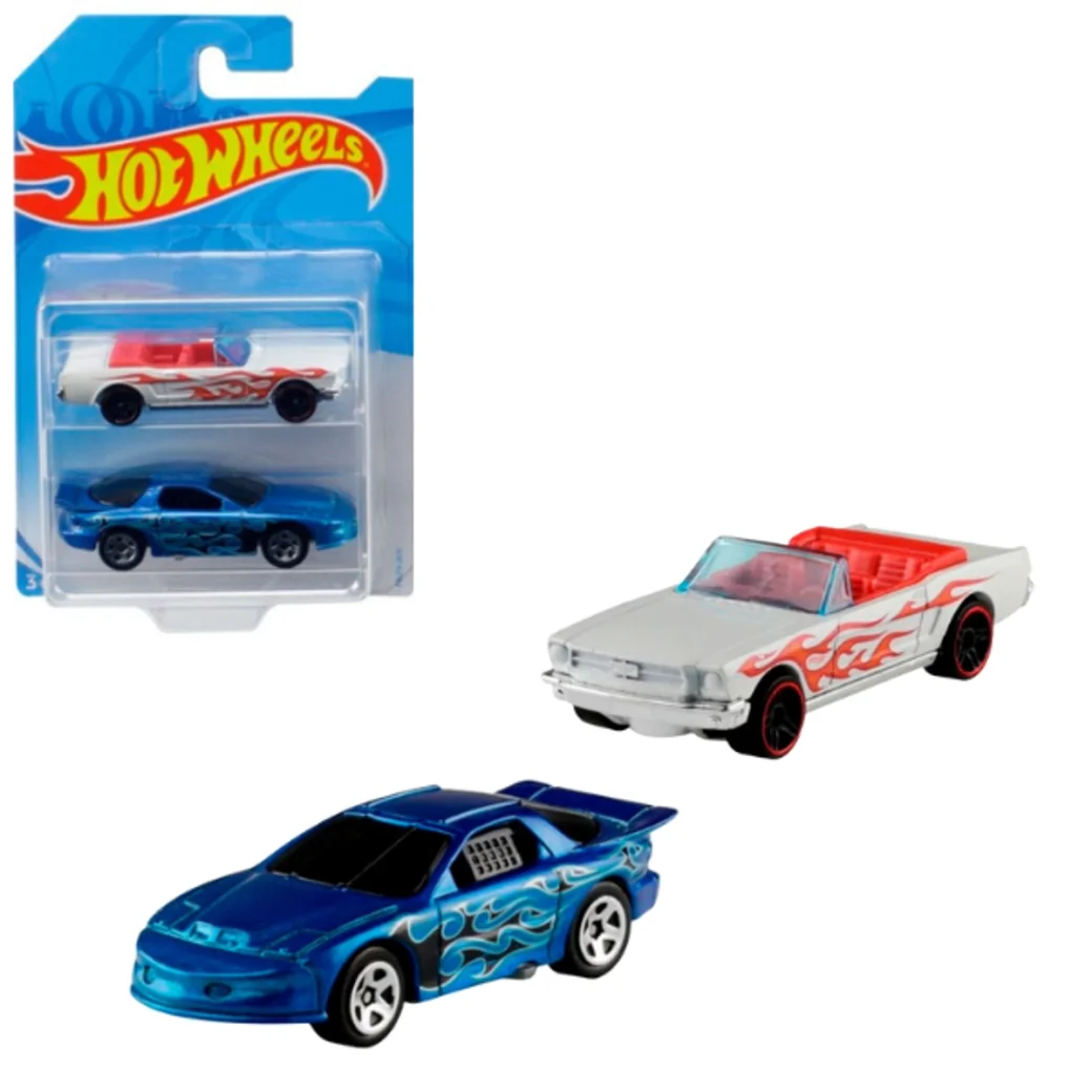 Hot Wheels Set 2 mașini de bază, în as.