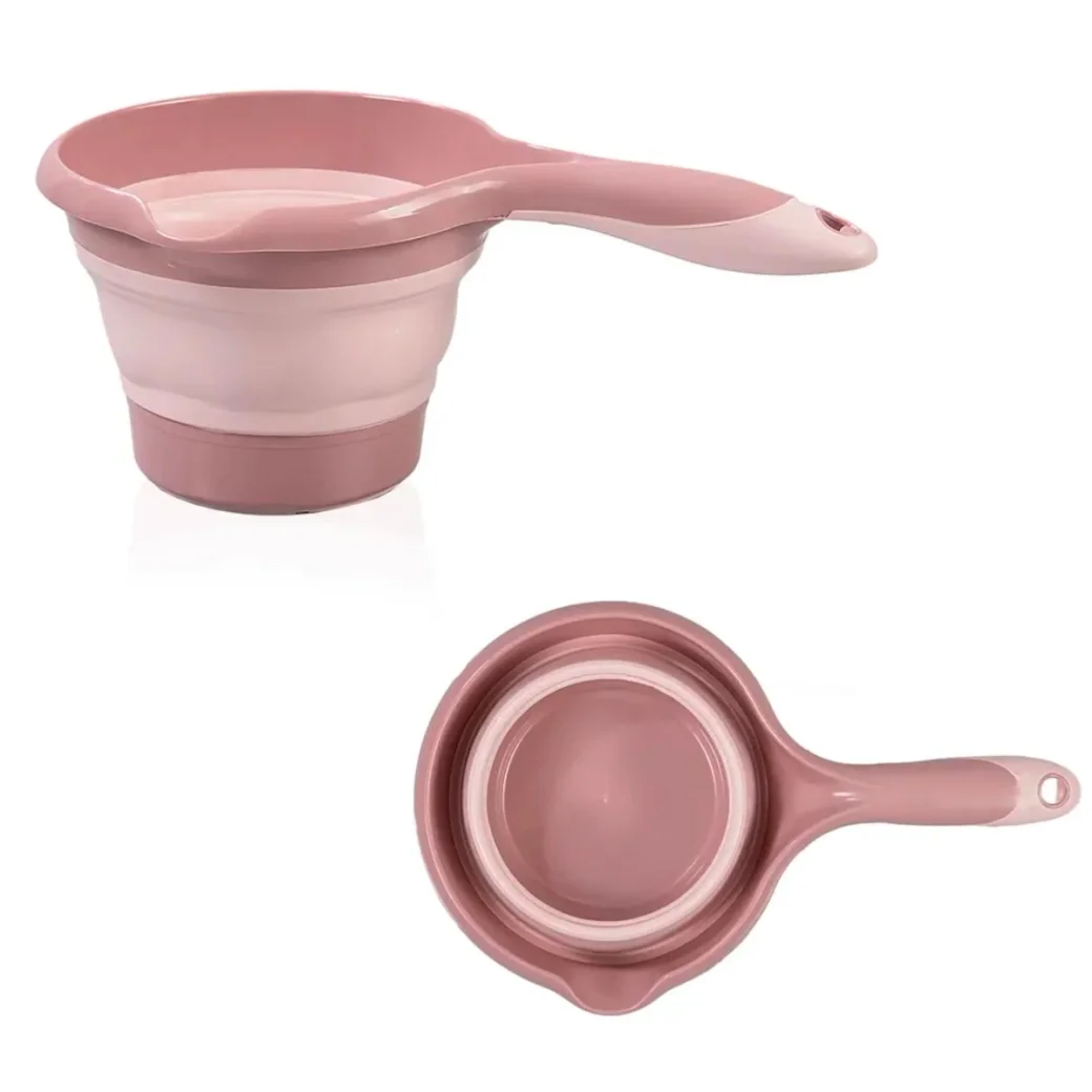 BABYJEM Cana pliabila pentru clatire Roz