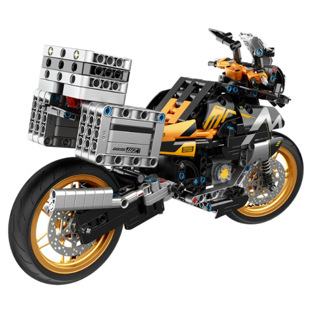 Set de construcție iM Master Mechanical Master „Motocicletă cu portbagaj”, 572 piese