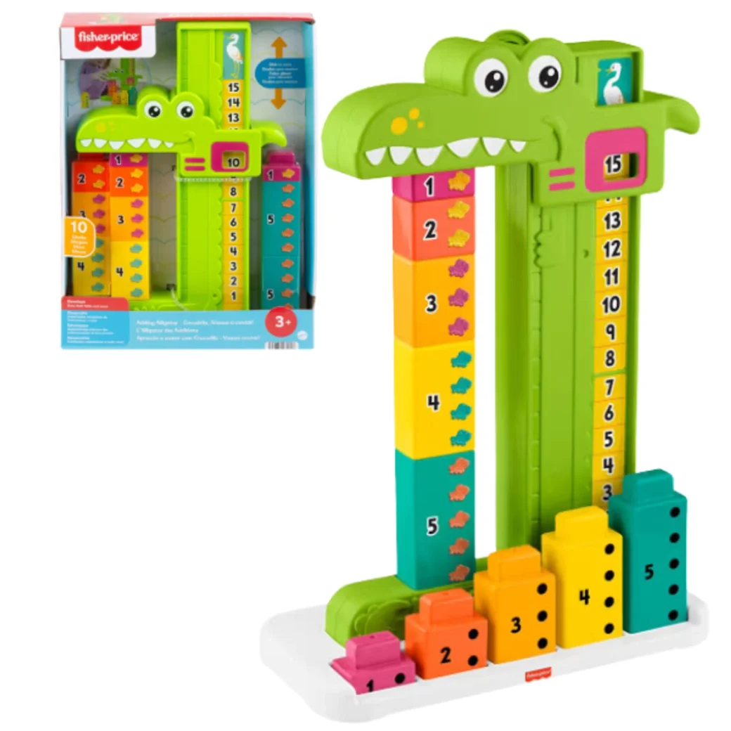 Обучающая игрушка “Аллигатор с прибавлением” от Fisher-Price