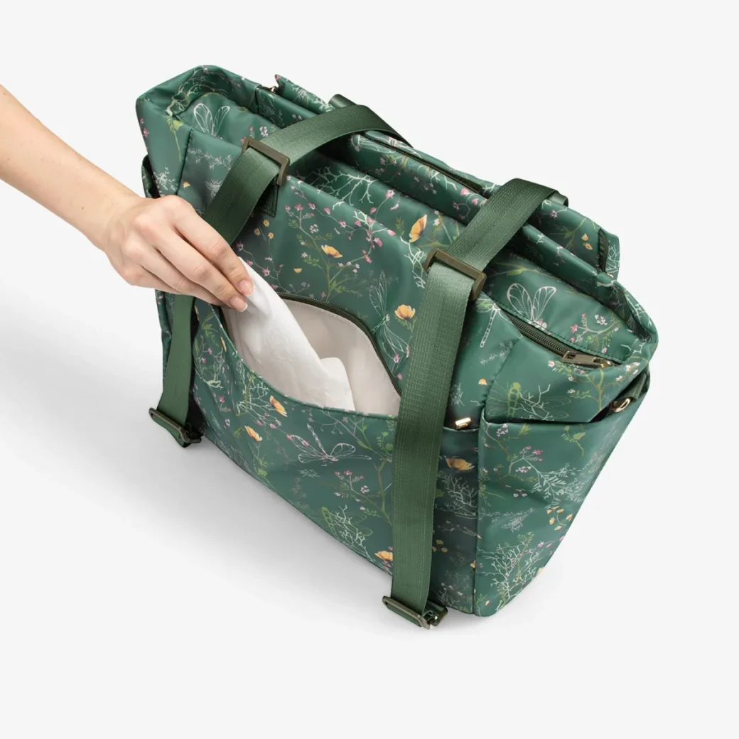 Сумка для мам KikkaBoo Florence Secret Garden Green