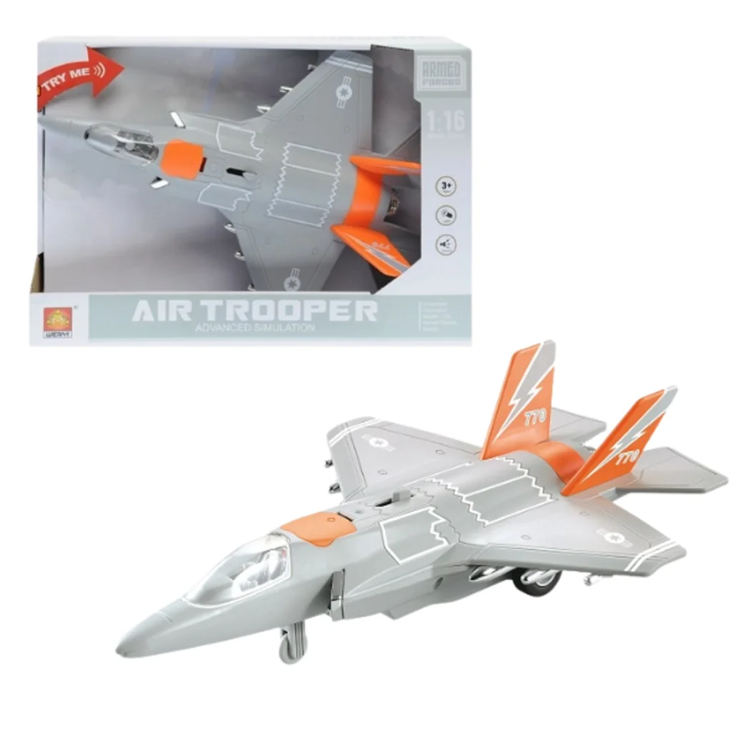 1:20 Avion cu inertie "Jet Fighter" (lumina/sunet)