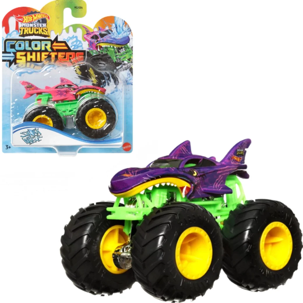 Hot Wheels Monster Trucks меняющий цвет в ассорт.