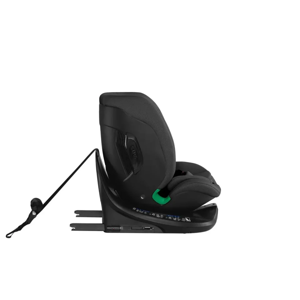 Scaun auto rotativ cu isofix KikkaBoo i-Tour Black, 40-150 cm foto
