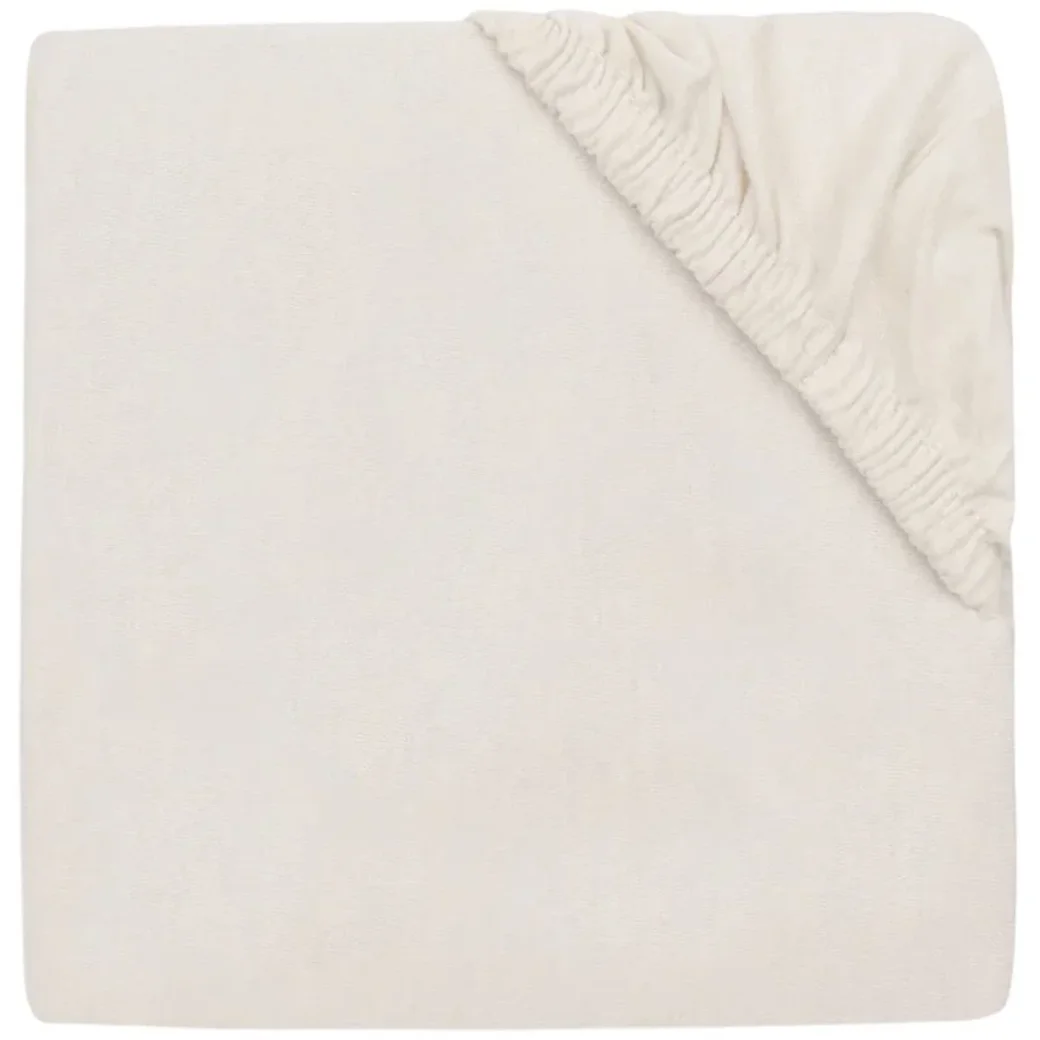 Cearsaf cu elastic Jollein Jersey Jersey Oatmeal, 120x60 cm