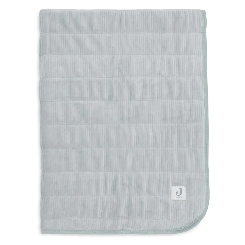 Paturica Jollein Velvet Rib Sea Green, 75x100 cm