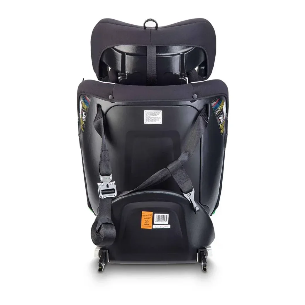 Scaun auto rotativ cu isofix BabyGo Nova 2 Black, 40-150 cm, certificat R129 foto