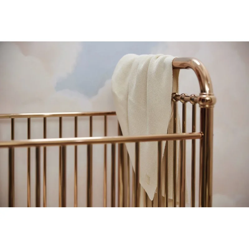Paturica Jollein Basic Knit Ivory, 100x150 cm