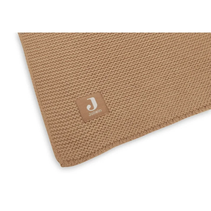 Paturica Jollein Basic Knit Biscuit, 75x100 cm