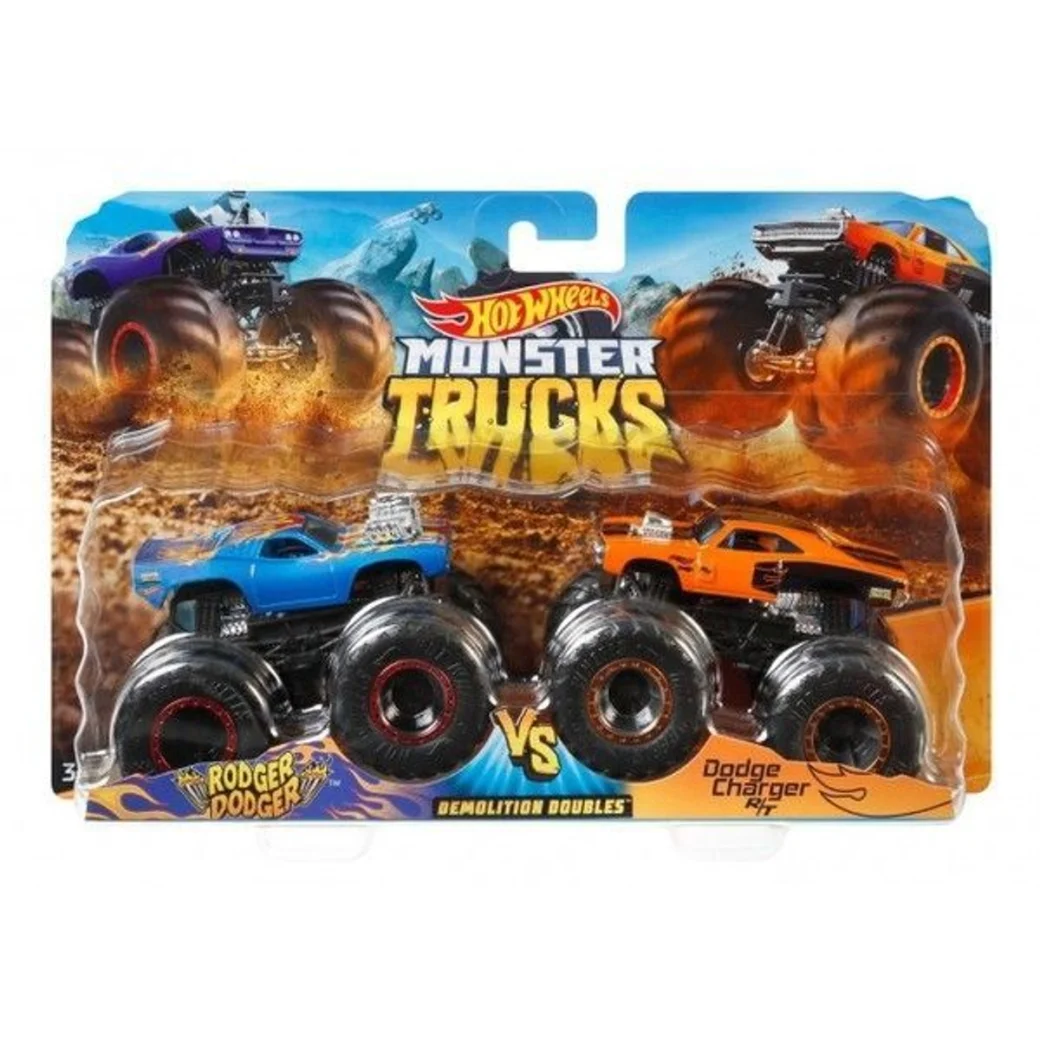 Hot Wheels "Monster Trucks" Набор из 2 машинок-внедорожников (в асс.)