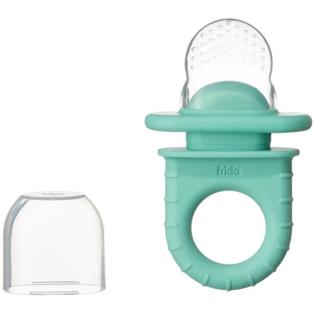 Dispozitiv pentru mancare (Nibler) din silicon Frida Baby Push Pop Papuu (4+ luni)