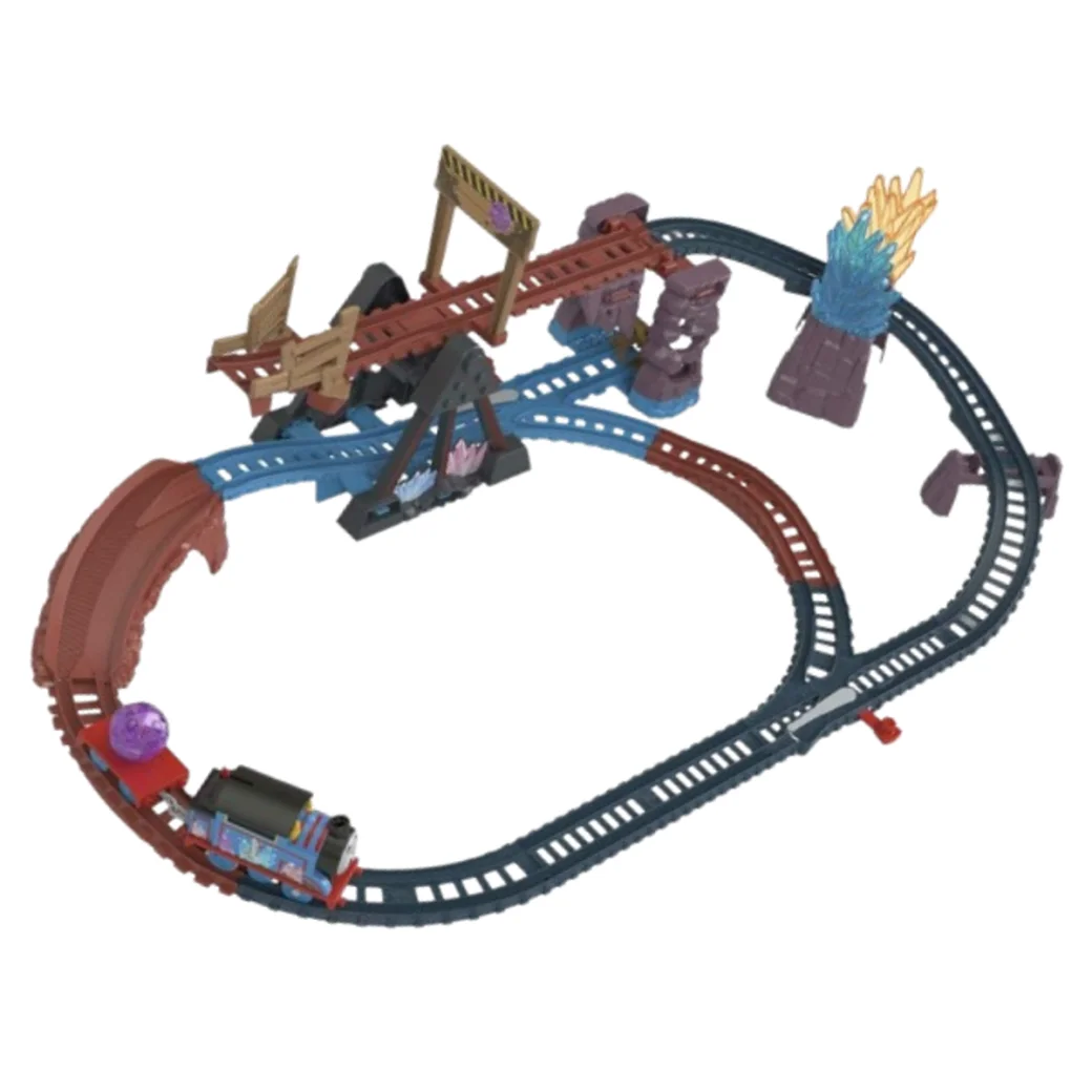 Set de tren "Aventuri în peșterile de cristal", Thomas și prietenii