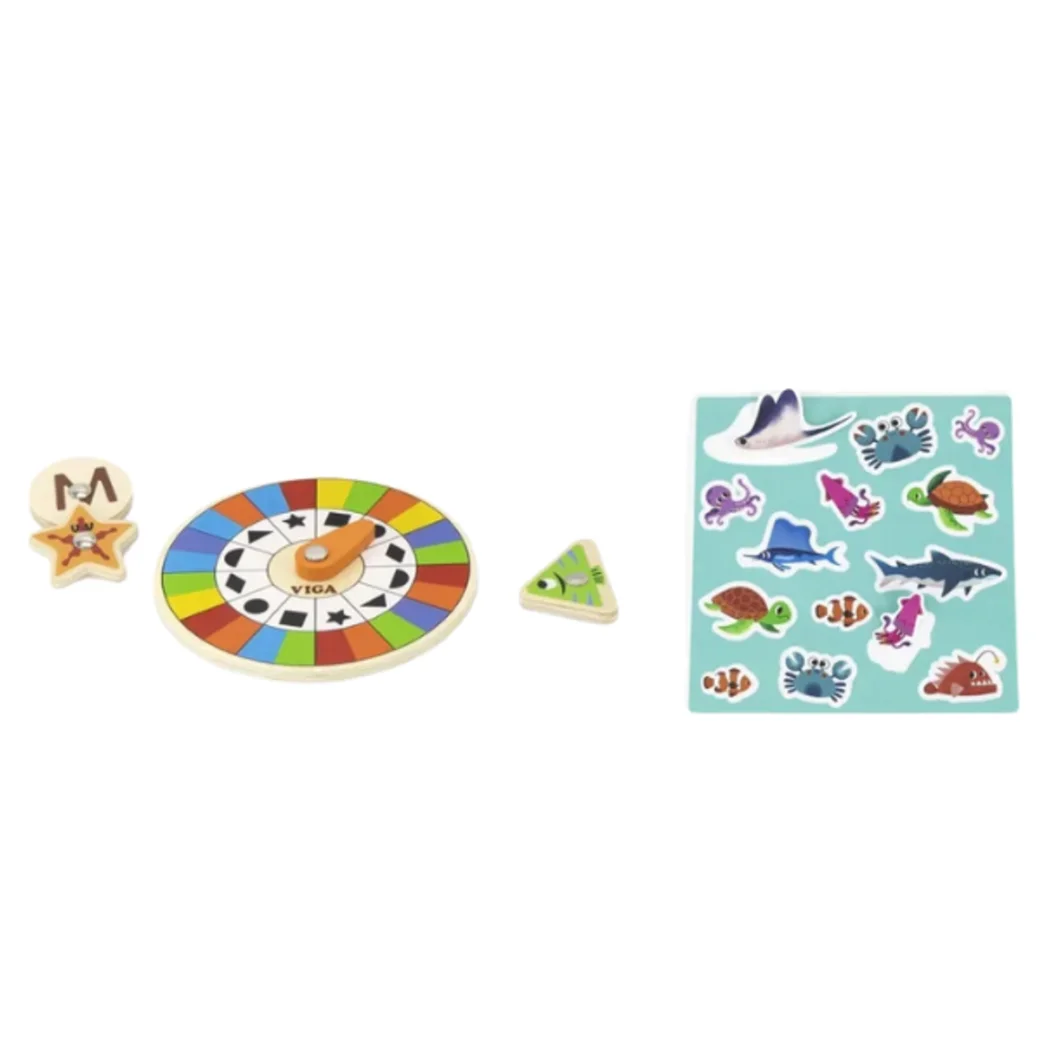 Магнитная игра "Рыбалка", (30 предметов)