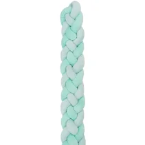 Protectie laterala impletita KikkaBoo Mint (15 cm grosime), 180 cm foto