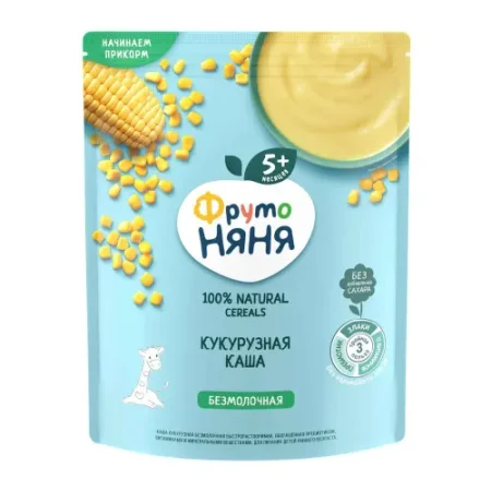 ФрутоНяня Каша кукурузная безмолочная 200 гр. (5 м+)