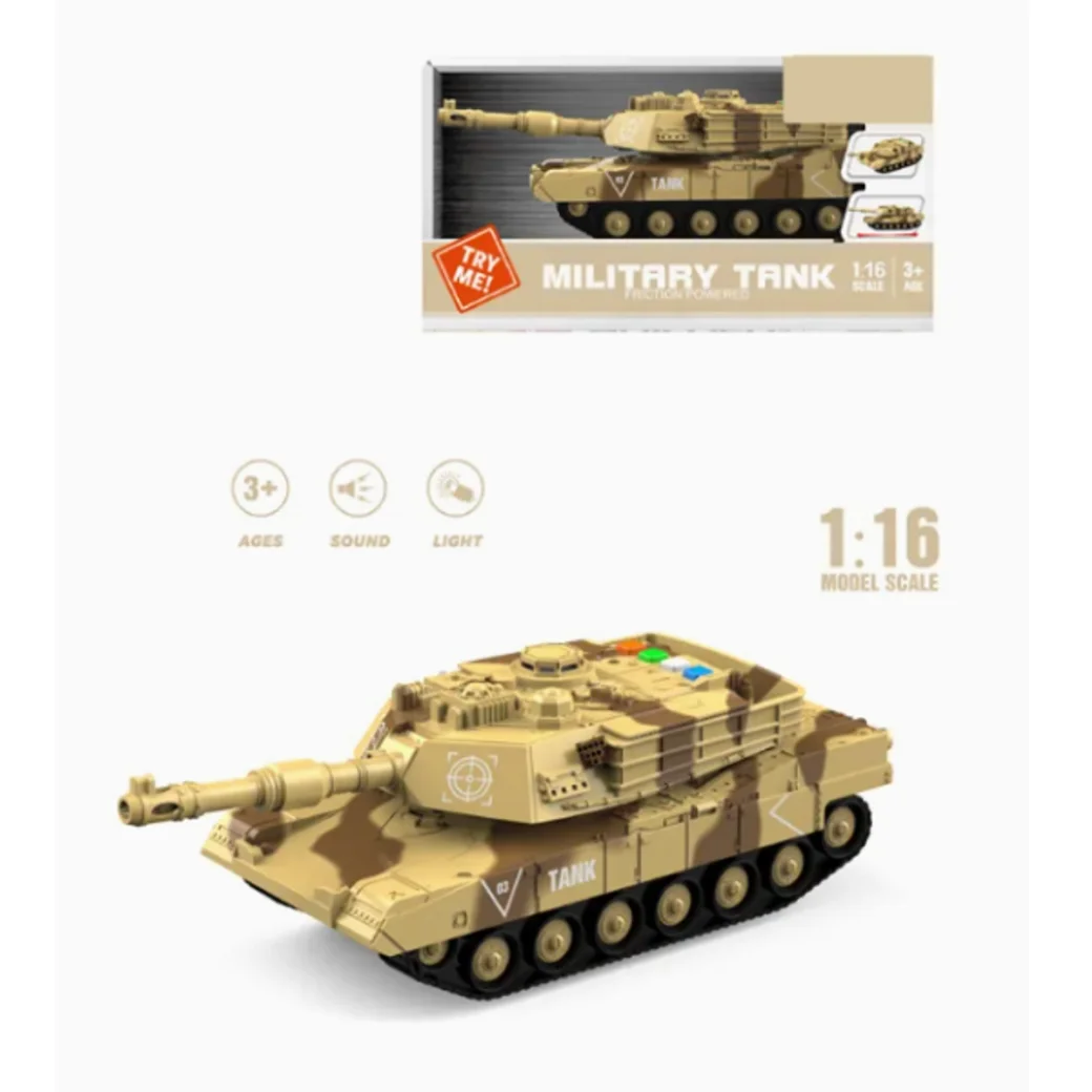 1:16 Tanc militar inerțial, camuflaj (lumină / sunet)