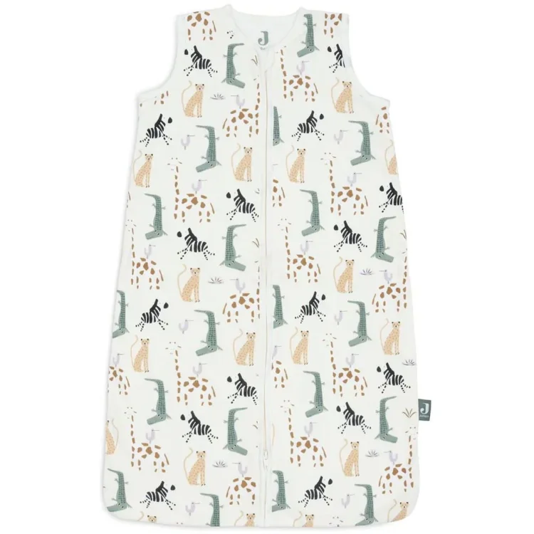 Sac de dormit fara maneci Jollein Jungle Jambo, 70 cm