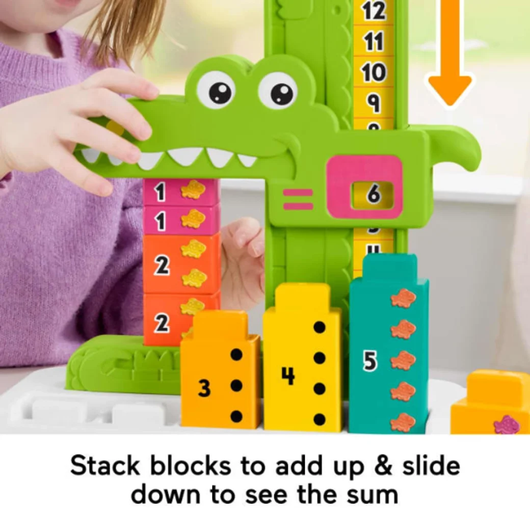 Обучающая игрушка “Аллигатор с прибавлением” от Fisher-Price