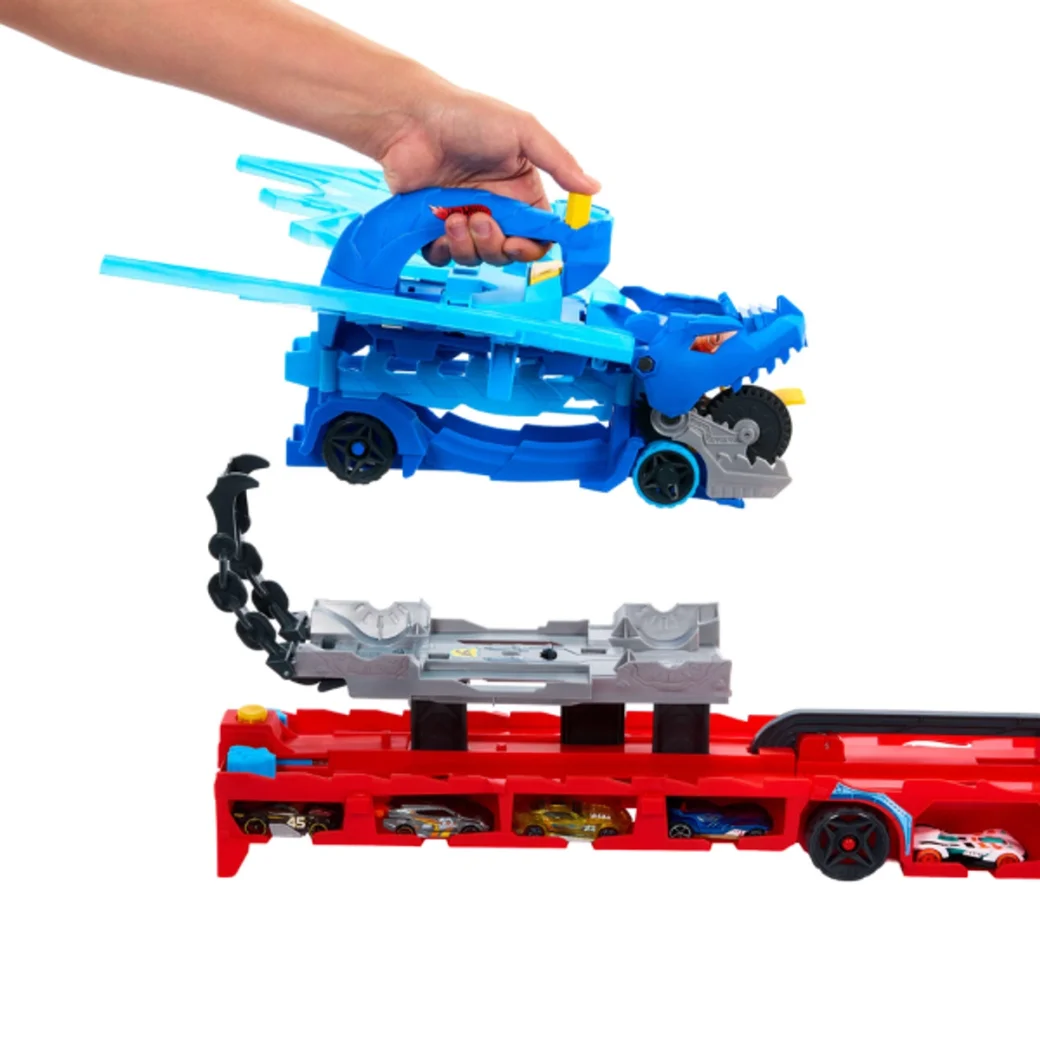 Hot Wheels Игровой набор "Двойной дракон-транспортёр"