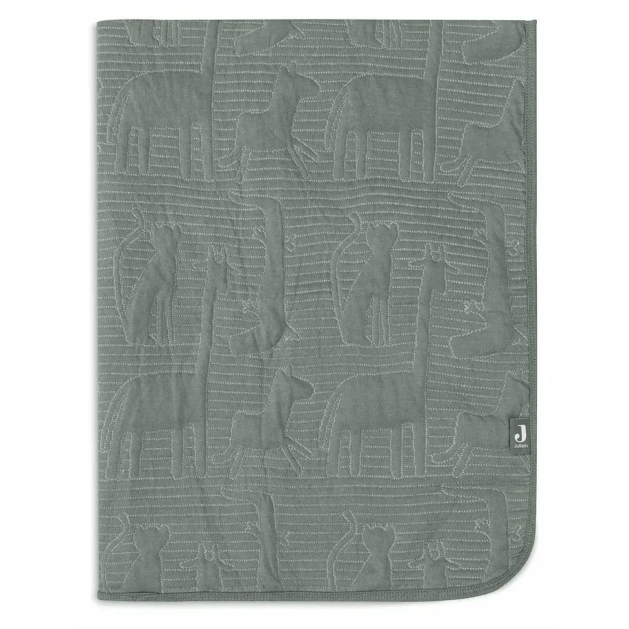 Paturica Jollein Jungle Jambo Ash Green/Laurel, 100x150 cm