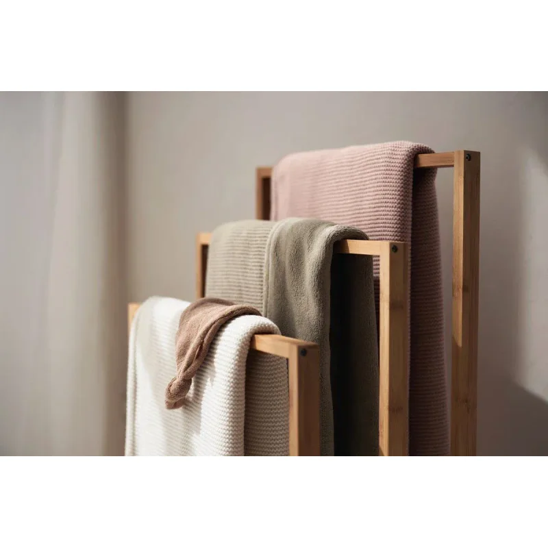 Paturica Jollein Basic Knit Olive Green/Fleece, 100x150 cm foto