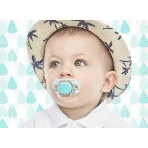Пустышки физиологические Badabulle Sping Leaves Boy (6-12 мес.), 2 шт. foto