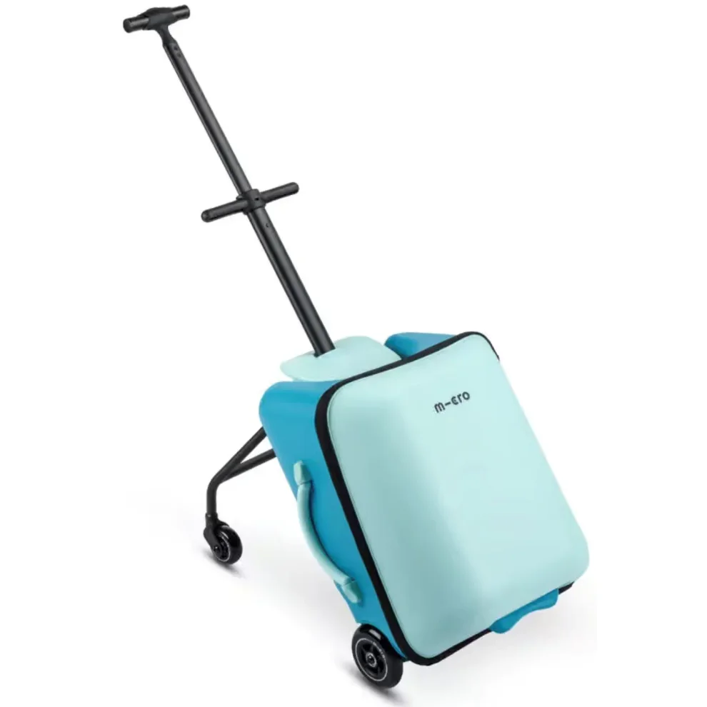 Troller Micro Ride On Luggage Eazy Allrounder Blue foto