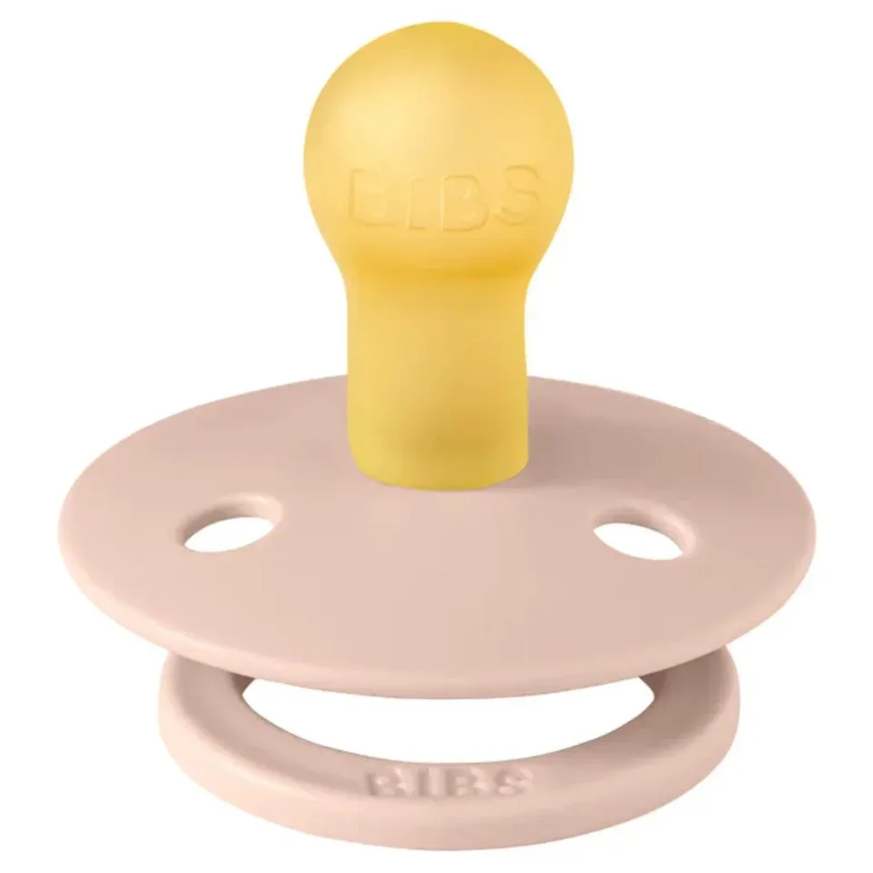 Set 3 suzete BIBS Colour Blush Latex, tetina rotunda, simetrica & anatomica (0-6 luni) foto
