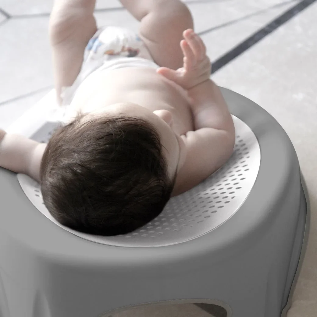 BABYJEM Suport pentru baie Soft Basic Gri