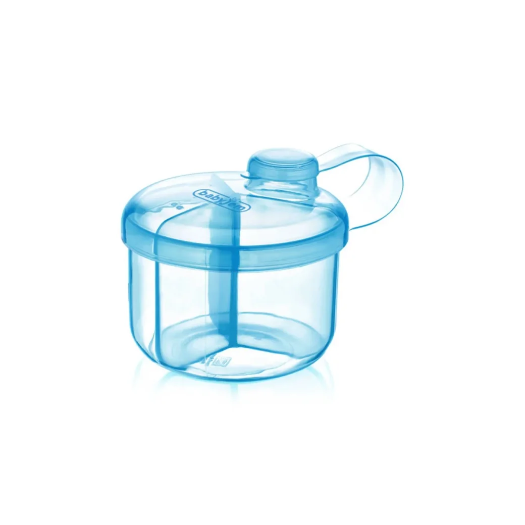 Контейнер для сухого молока с 3 отделениями BabyJem Blue