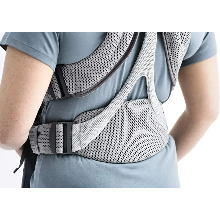 Анатомический мультифункциональный рюкзак-кенгуру BabyBjorn Move Grey, 3D Mesh foto