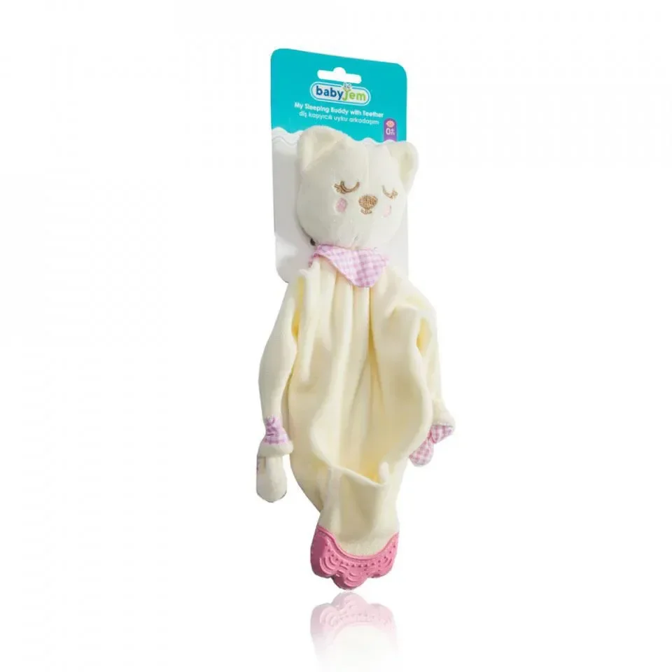 Игрушка-перчатка для прорезывания зубов BabyJem Розовая foto