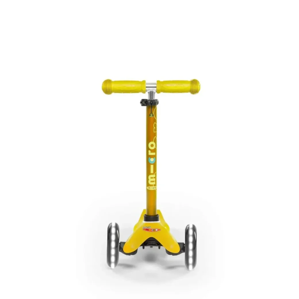 Trotineta Micro Mini Deluxe LED Yellow foto
