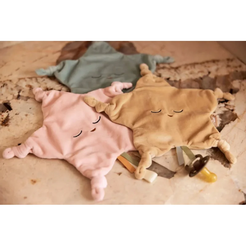 Jucarie textila pentru suzeta Jollein Little Star Biscuit