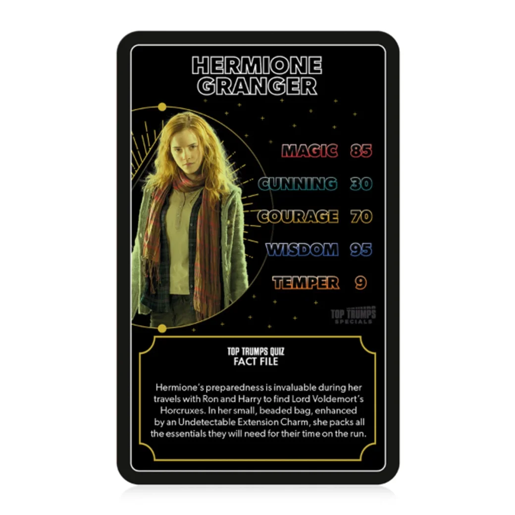 Joc de masă Top Trumps "Eroii din Hogwarts" (en)