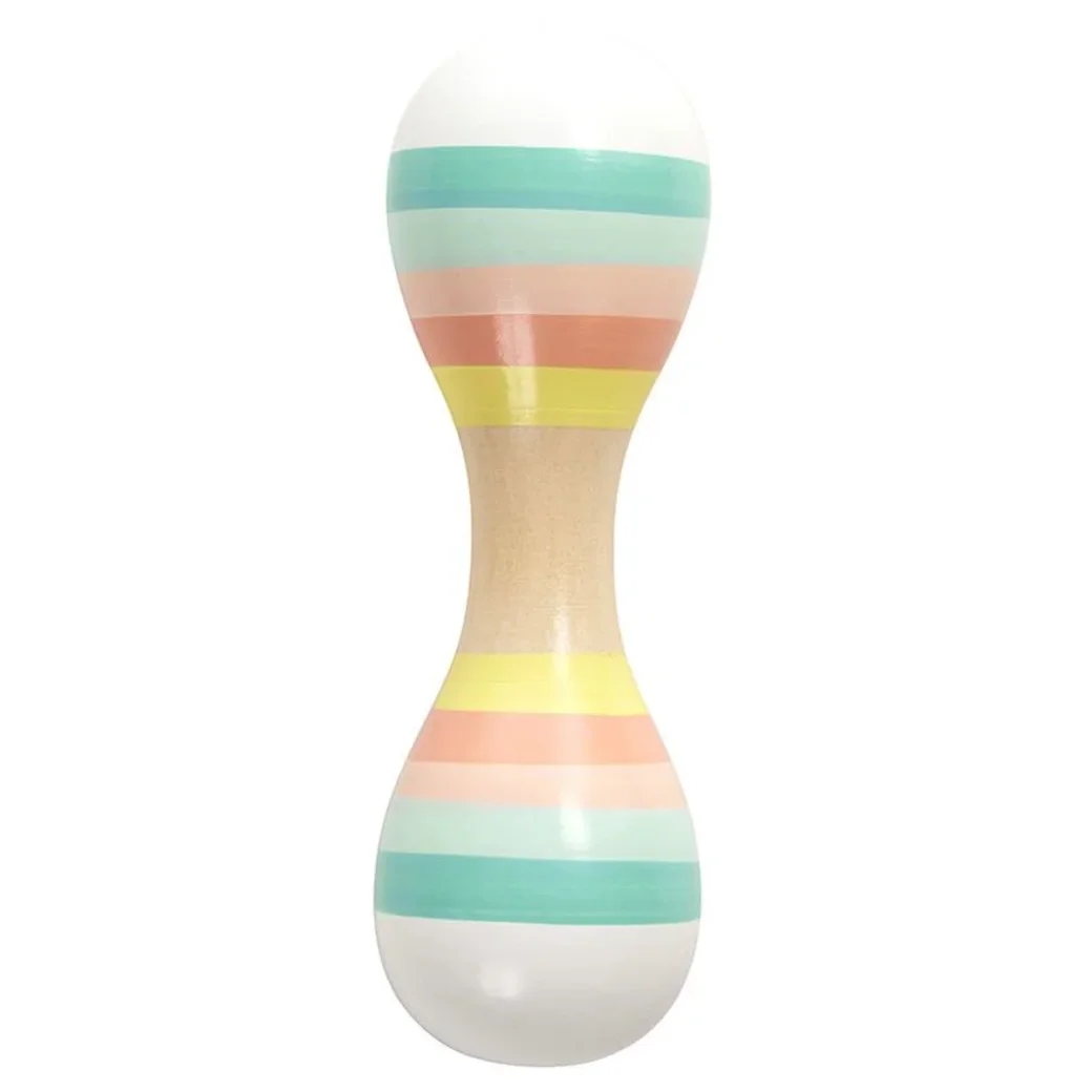 Jucarie din lemn Premaman Maracas Crazy Colors 2.0