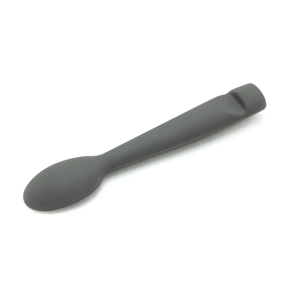 Lingurita din silicon BabyJem Gri