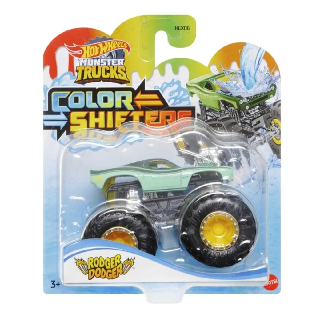 Hot Wheels Monster Trucks меняющий цвет в ассорт.