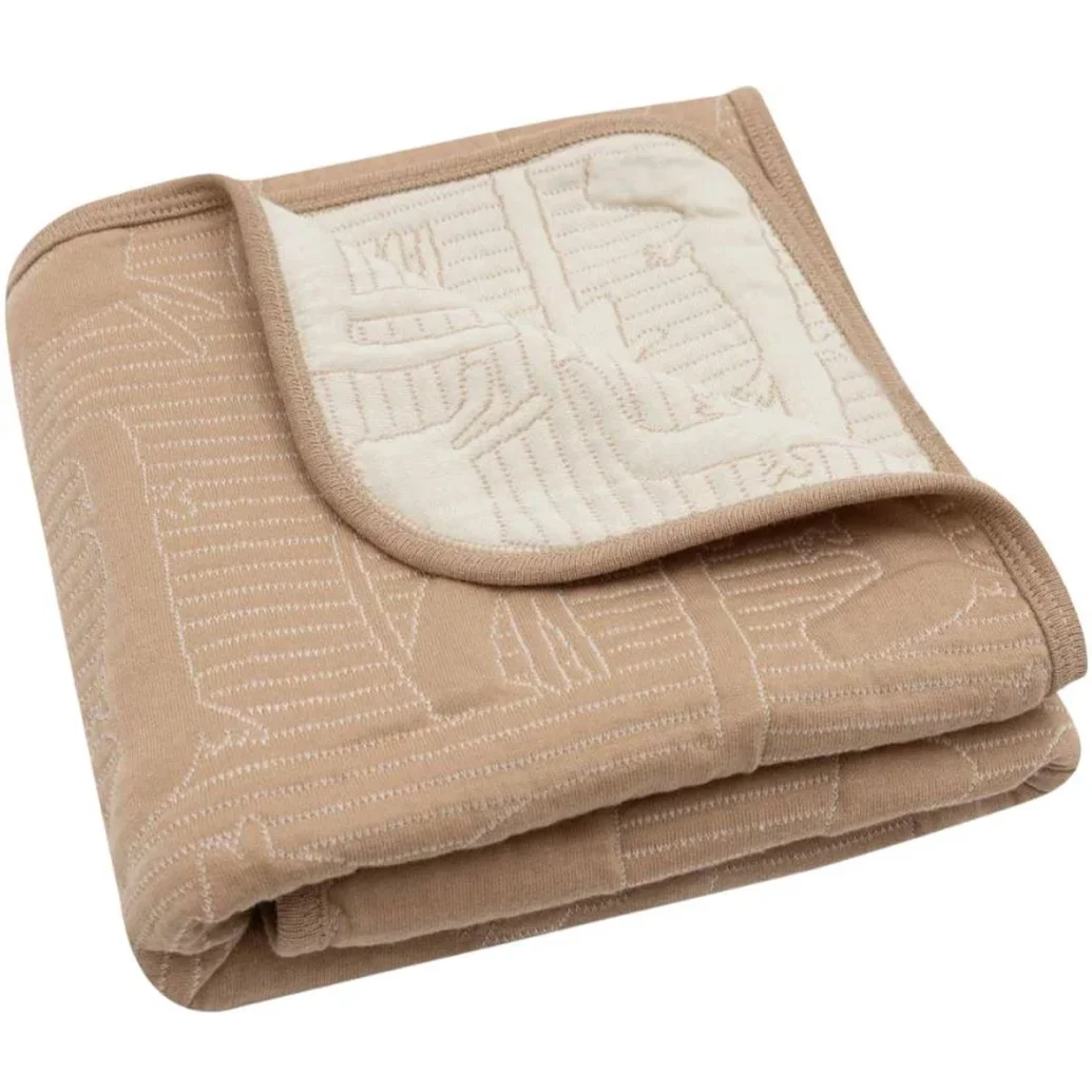 Плед Jollein Jungle Jambo Biscuit/Oatmeal, 75x100 см