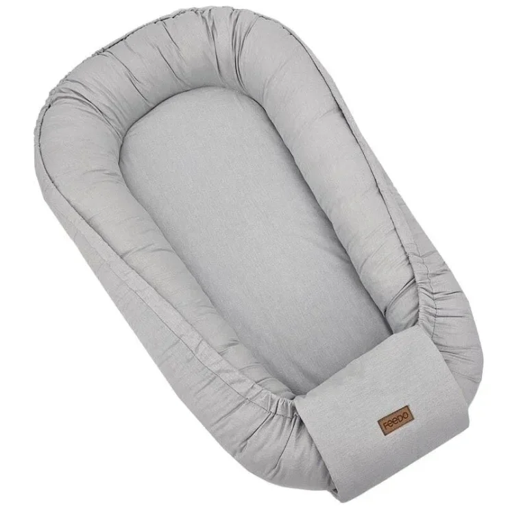 Бабинест FEEDO Light Grey Binding, 90x60 см foto