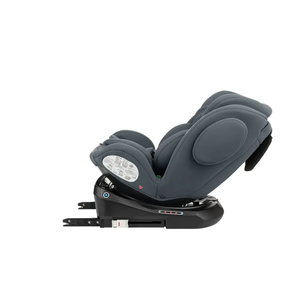 Scaun auto rotativ cu isofix KikkaBoo i-Felix Dark Grey, 40-150 cm foto