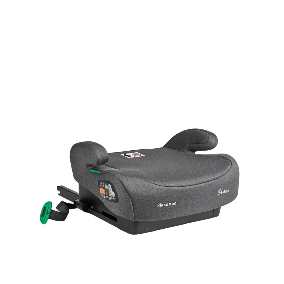 Автокресло-бустер i-Size KikkaBoo i-Boost Dark Grey, 125-150 см